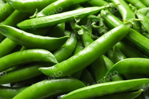 Preview: Many fresh green peas as background, closeup
