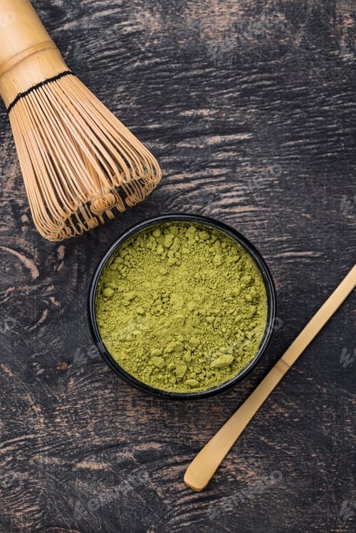 Preview: Japanese matcha green tea powder