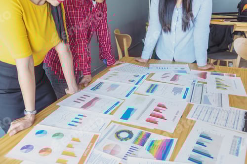 Preview: Multiethnics Teamwork Collaboration Team Meeting Communication concept Business people diversity