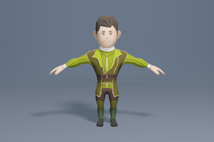 Preview: Medieval character liegeman 3