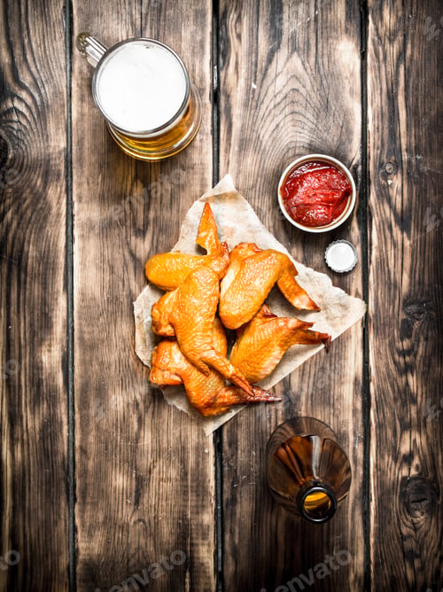 Preview: Smoked chicken wings with beer