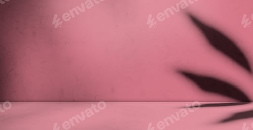 Preview: Pink Shadow Studio Room Background, Wall Table Product 3d Color Pastel