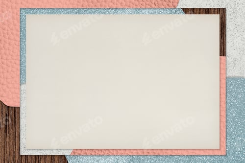 Preview: Patchwork patterned frame