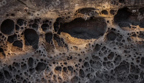 Preview: Unique Rock Formation on the West Coast Shore of Pacific Ocean