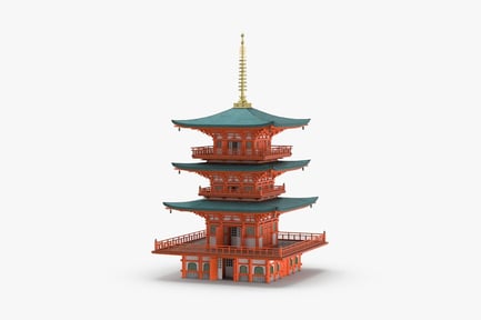 Preview: Multistory Japanese Pagoda Temple