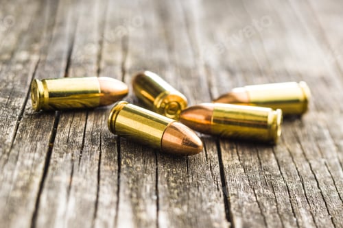 Preview: 9mm pistol bullets.