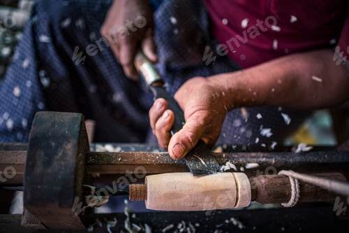 Preview: Making a traditional parasol in Pindaya, Shan State, Myanmar (Burma)