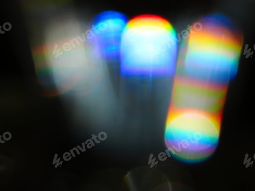 Preview: Rainbow colored light leaks
