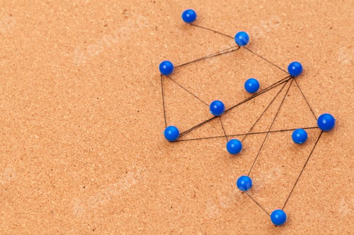 Preview: pins connected creating a network
