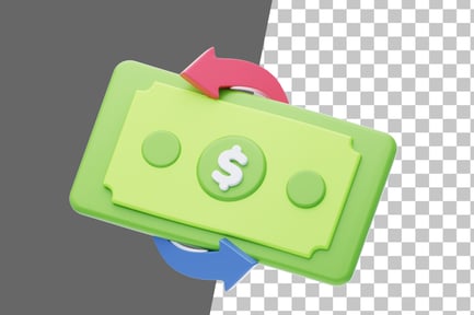 Preview: Transaction 3D Icon