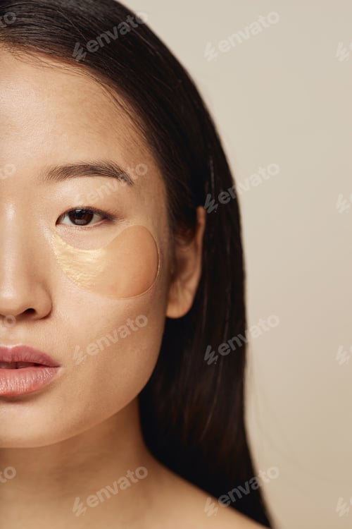 Preview: Woman with Under Eye Patches for Skin Care