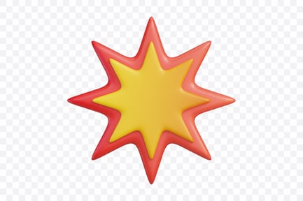 Preview: 3D Sharp Star Bubble