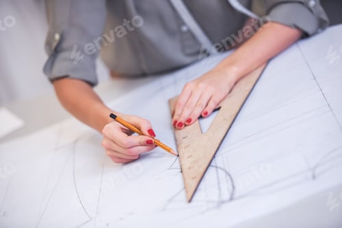 Preview: Attractive designer working
