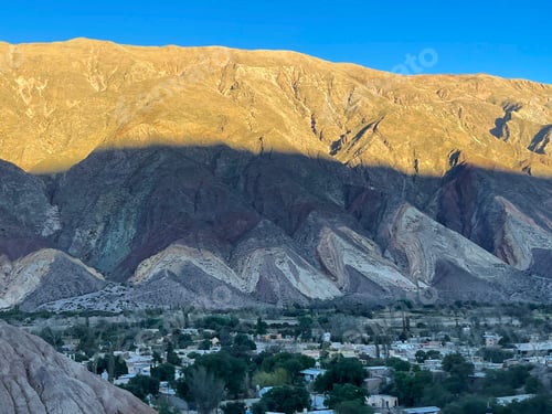 Preview: Colorful mountains in the Jujuy region at sunset, Argentina