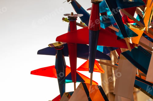 Preview: Colorful toys airplanes