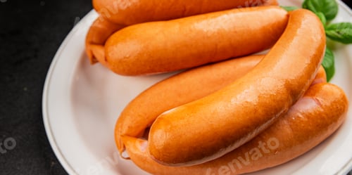 Preview: Sausage meat pork or chicken meat fast food natural tasty appetizer fresh food