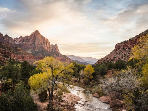 Preview: Virgin River, Zion National Park, Springdale, Utah, USA
