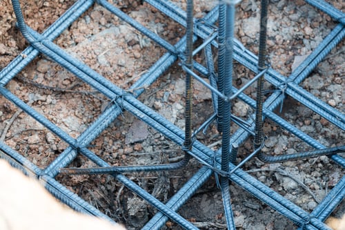 Preview: Rebar Structure and Soil at Construction Site