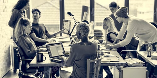 Preview: Teamwork Discussion Meeting Brainstorming Start up Concept