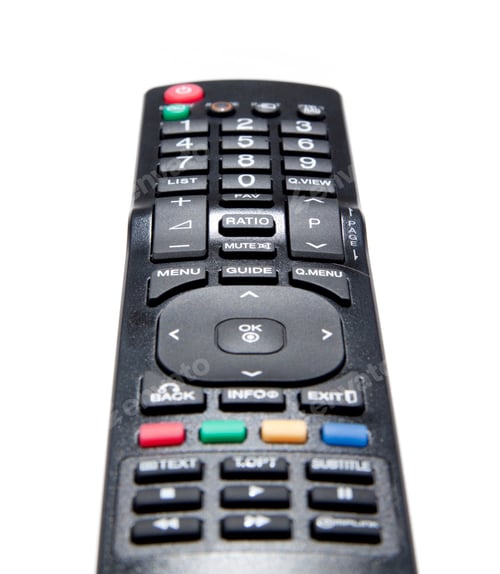 Preview: remote control isolated on white
