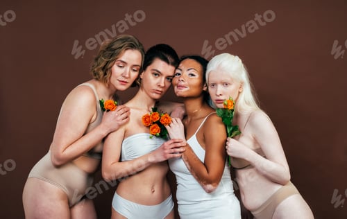 Preview: Group of multiethnic women