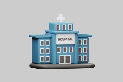 Preview: Blue hospital architecture
