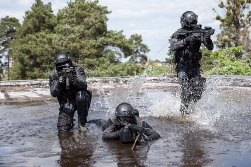 Preview: Spec ops police officers SWAT in the water