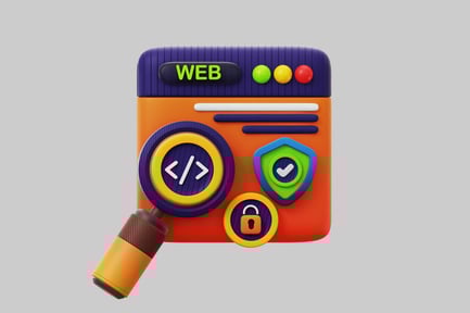 Preview: Website security and development concept