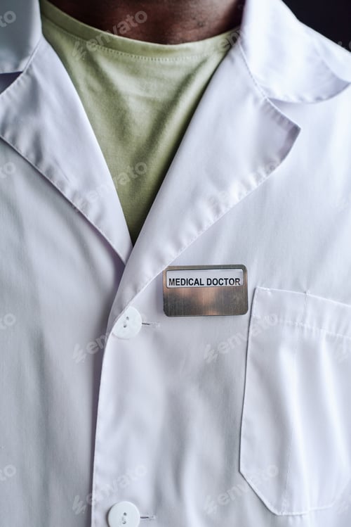 Preview: Medical Doctor in White Coat Shows Professionalism