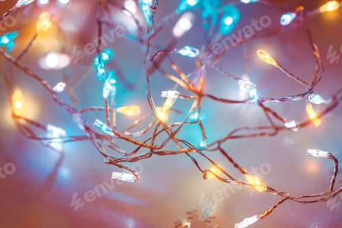 Preview: Christmas lights background