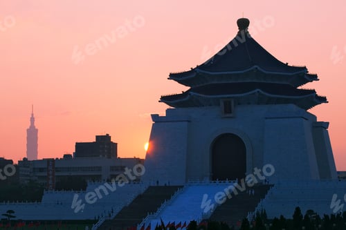 Preview: Chiang Kai-shek Memorial Hall at Sunrise