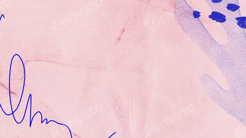 Preview: Abstract Brush Strokes on Pale Pink Background