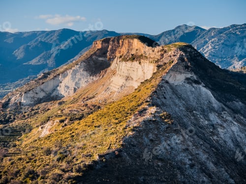 Preview: Panoramic view of a landscape in South Italy