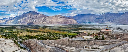 Preview: Panorama of Nubra valley in Himalayas