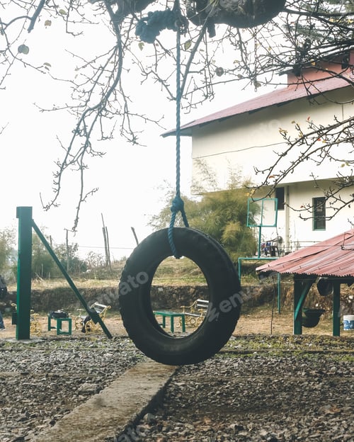 Preview: Tire swing....