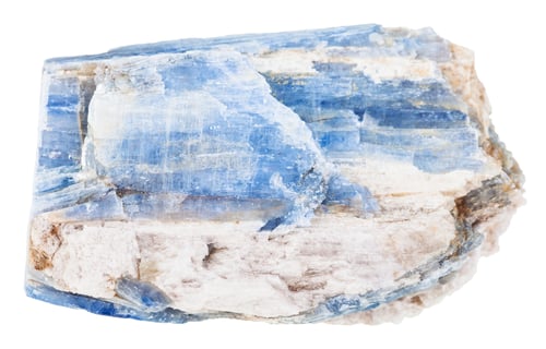 Preview: natural kyanite stone isolated on white