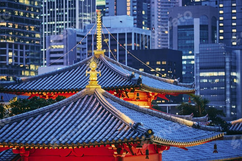 Preview: Singapore at twilight