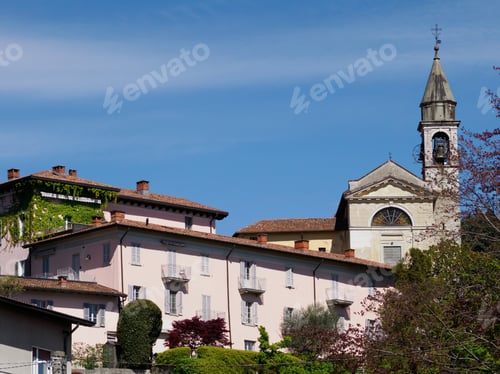 Preview: View of Tavernerio, Como province, Italy
