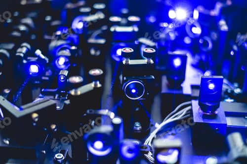 Preview: blue and violet laser modern research technology b
