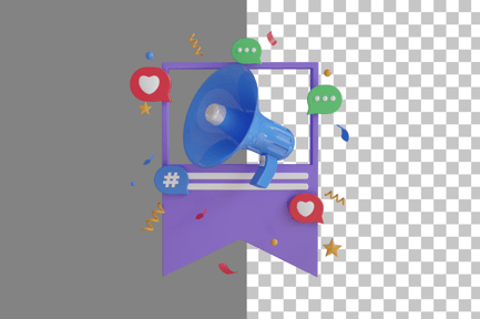 Preview: Marketing Tag 3D Icon