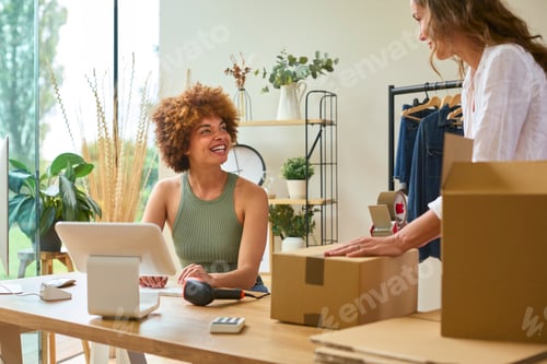 Preview: Two Women Friends Running Online Fashion Business From Home Together