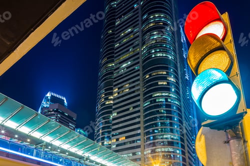 Preview: Traffic Light In Modern City