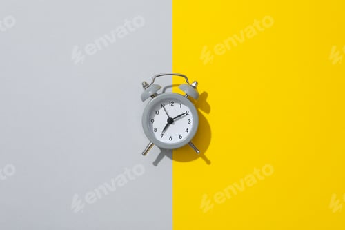 Preview: Concept of sleep and wake up with alarm clock