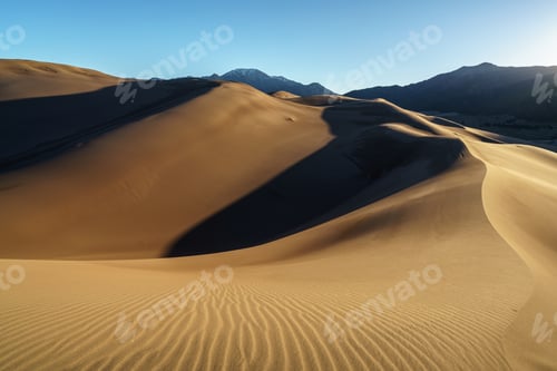 Preview: Sunrise At The Great Sand Dunes Great Sand Dunes National Park, Colorado, Us