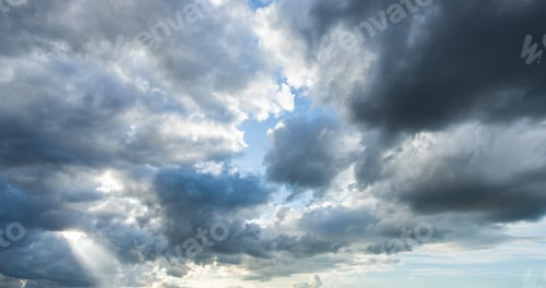 Preview: colorful dramatic sky with cloud at sunset