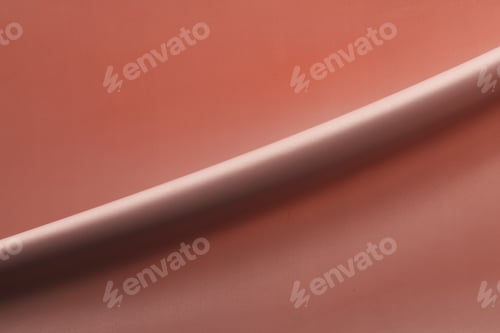 Preview: Close up of pink shiny silk fabric with copy space background