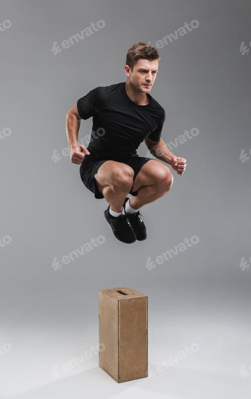 Preview: Full length portrait of a confident young sportsman