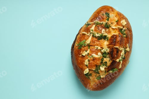 Preview: Tasty bakery product - garlic bread, homemade bread
