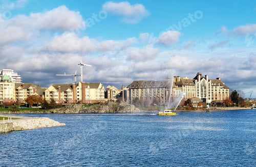Preview: Spa at Delta Victoria Ocean Pointe Resort in Victoria, BC in daylight located on the waterfront