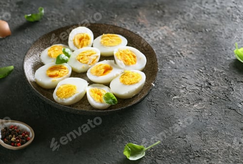 Preview: boiled eggs for breakfast and healthy eating